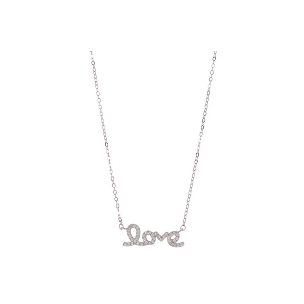 NWT- Adornia Love Pendant & Earrings 2-Piece Set - Picture 2 of 6